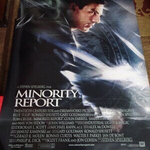 Minority Report - Movie Banner with Tom Cruise as John Anderton